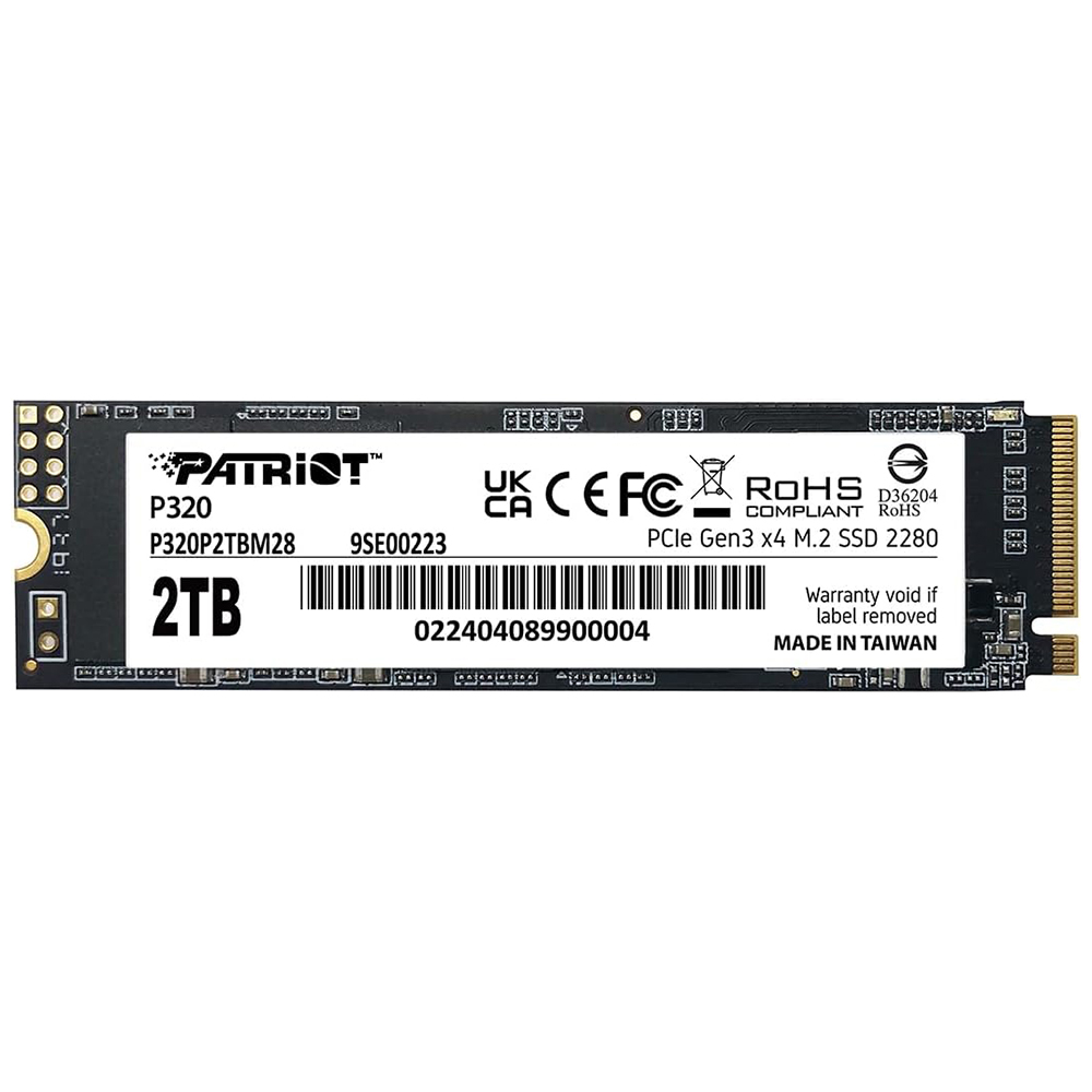 SSD Patriot M.2 2TB P320 NVMe - P320P2TBM28