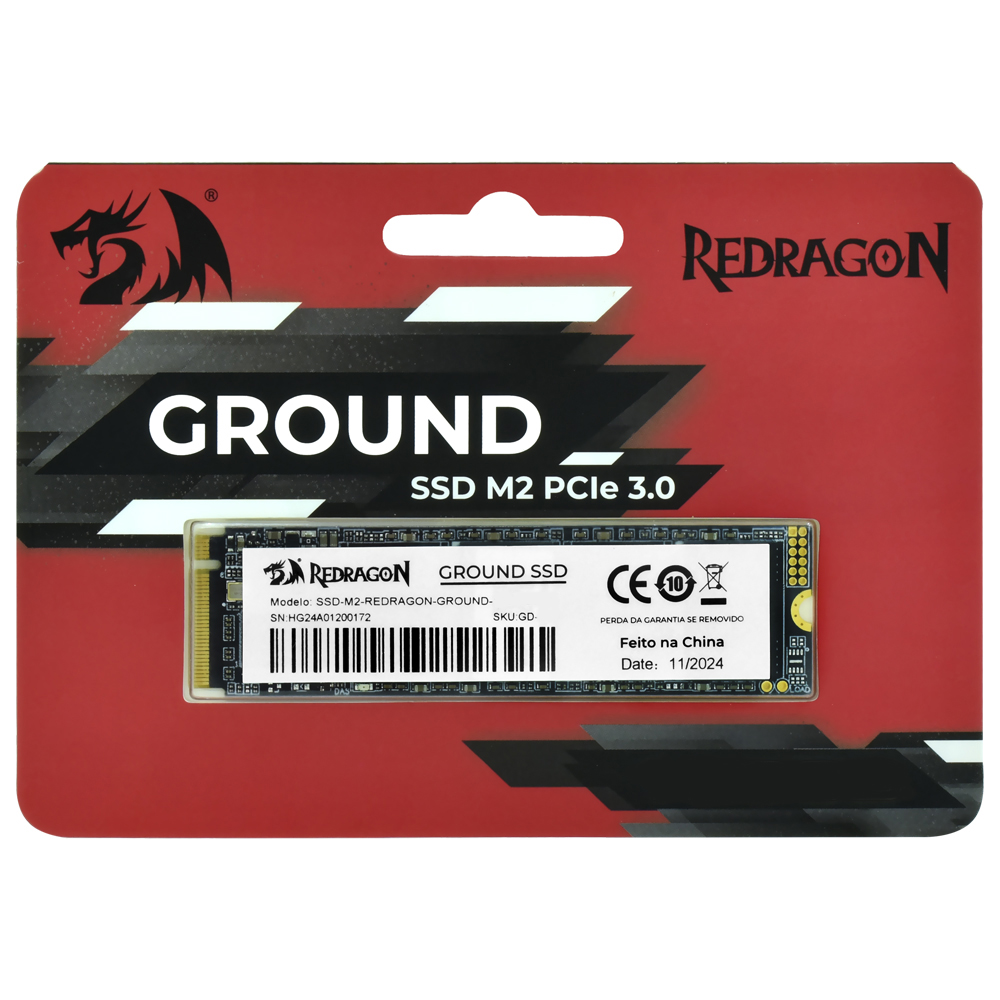 SSD Redragon M.2 256GB Ground NVMe - GD-410