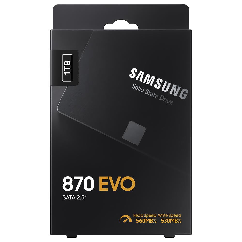 SSD Samsung 1TB 870 Evo 2.5" SATA 3 - MZ-77E1T0B/AM