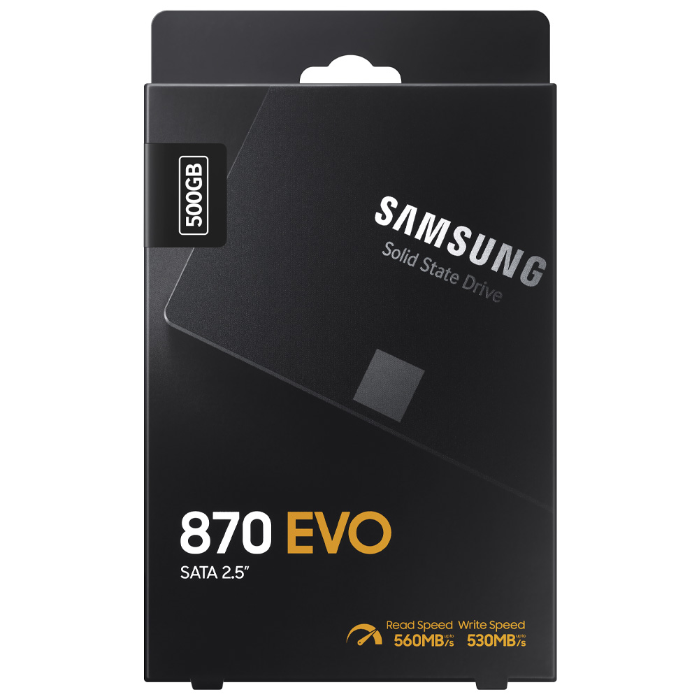 SSD Samsung 500GB 870 Evo 2.5" SATA 3 - MZ-77E500B/AM