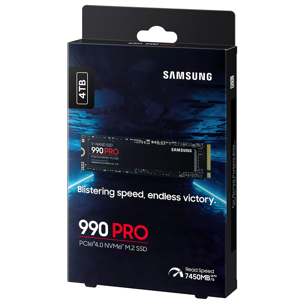 SSD Samsung 990 Pro M.2 4TB NVMe - MZ-V9P4T0B/AM