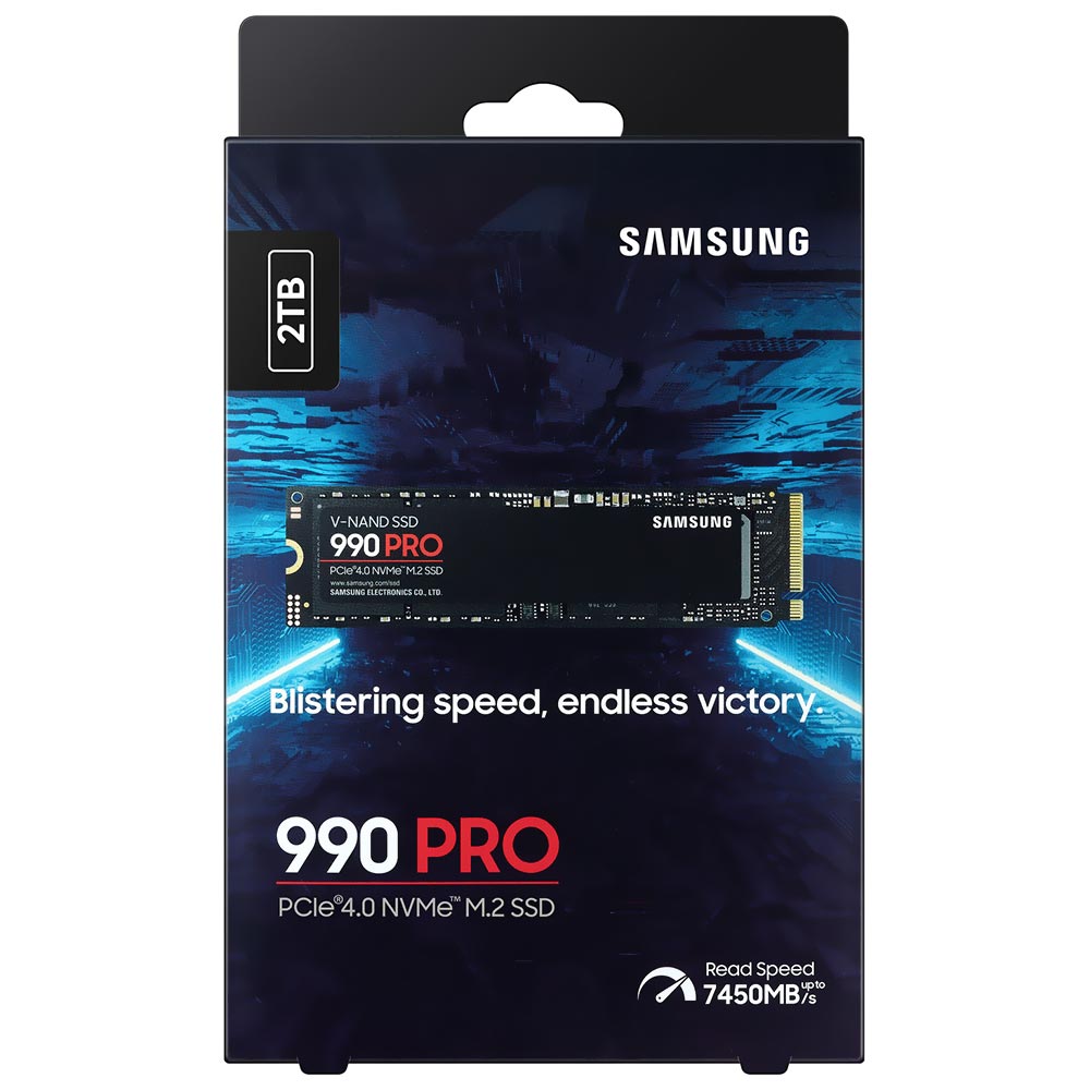 SSD Samsung M.2 2TB 990 Pro NVMe - MZ-V9P2T0B/AM