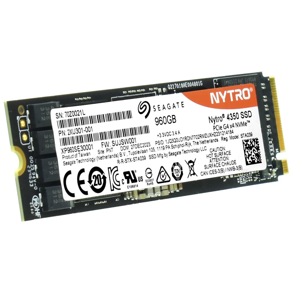 SSD Seagate M.2 960GB Nytro 4350 NVMe - XP960SE30001
