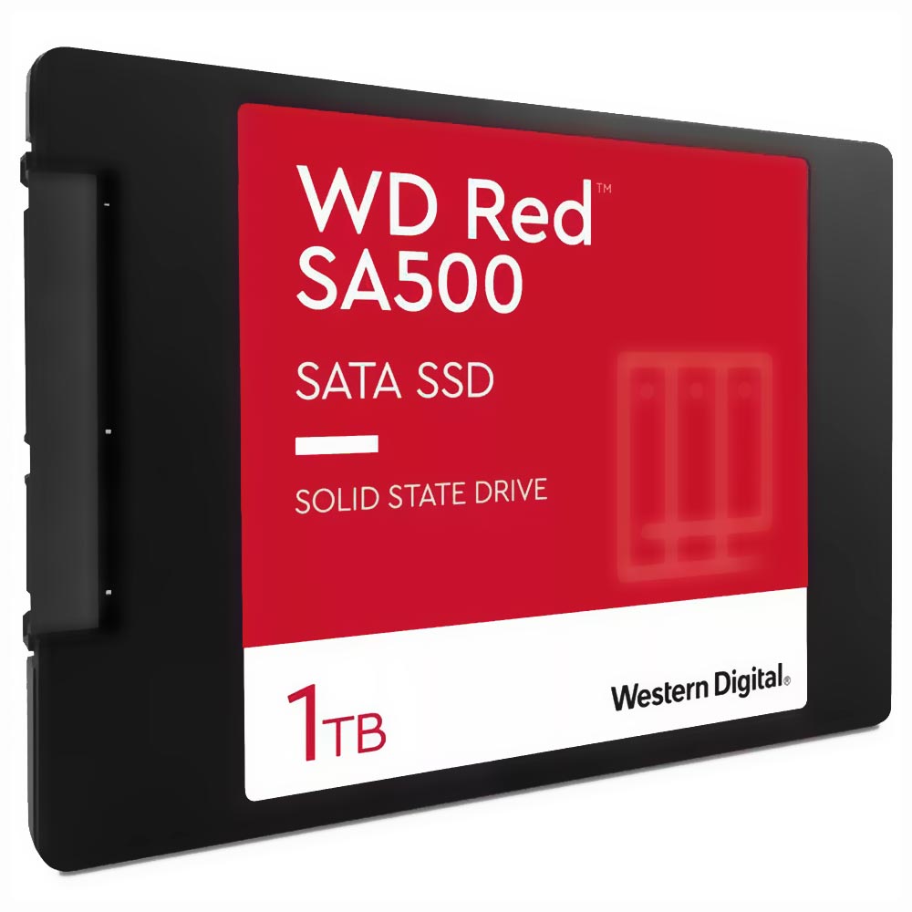 SSD Western Digital 1TB SA500 Red 2.5" SATA 3 - WDS100T1R0A