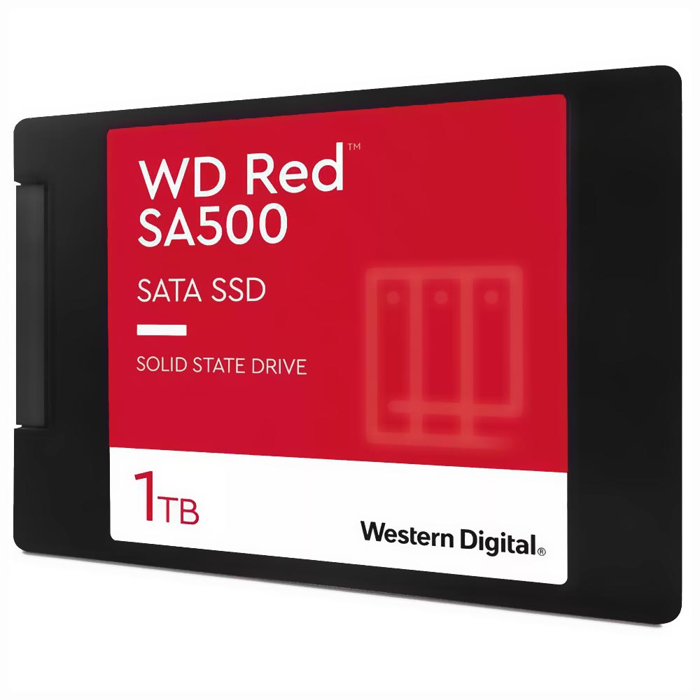 SSD Western Digital 1TB SA500 Red 2.5" SATA 3 - WDS100T1R0A