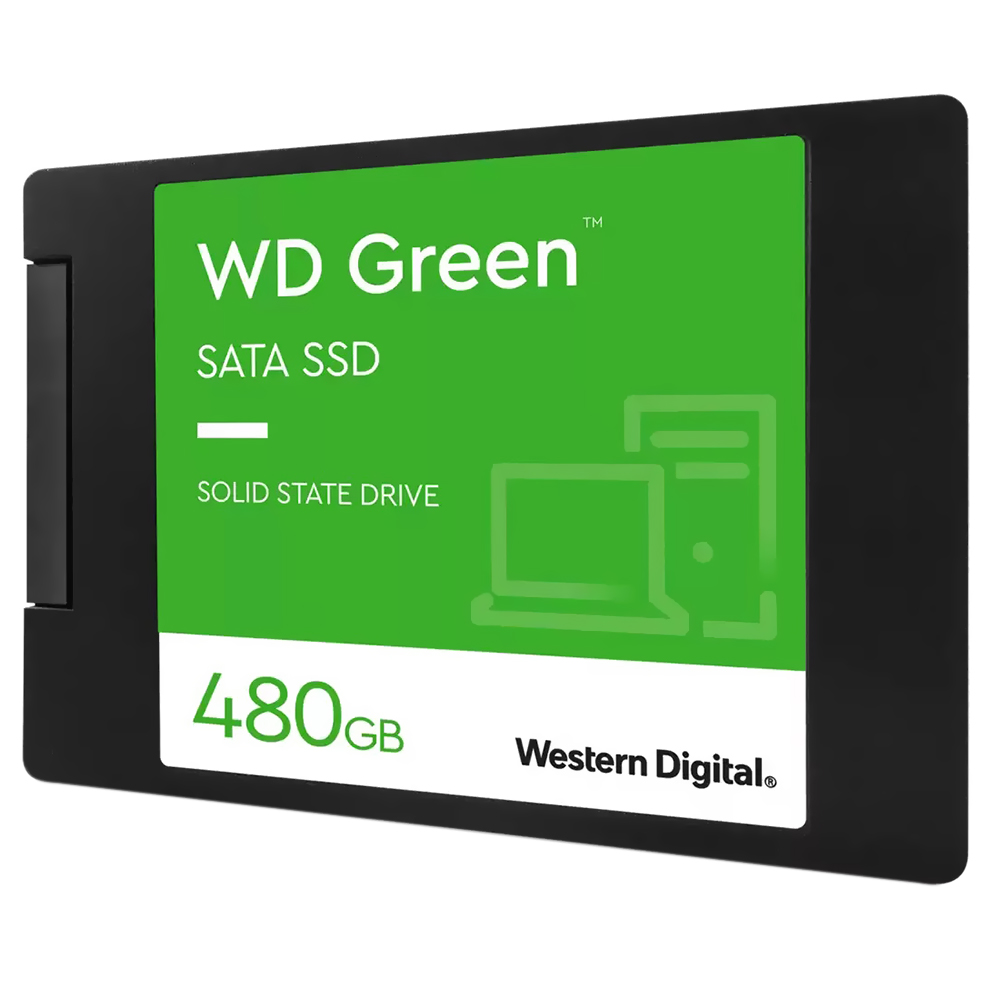 SSD Western Digital 480GB Green 2.5" SATA 3 - WDS480G3G0A 545Mb/s