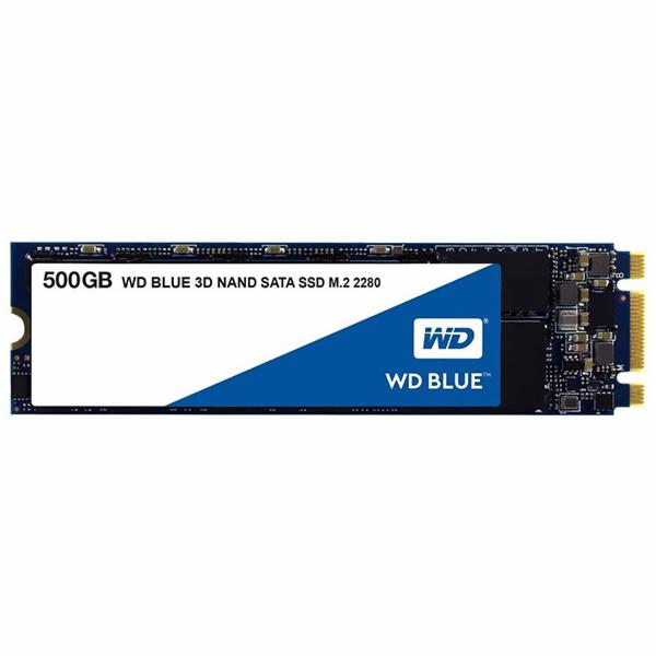SSD Western Digital 500GB M.2 WD Blue SATA 3 3D NAND - WDS500G2B0B