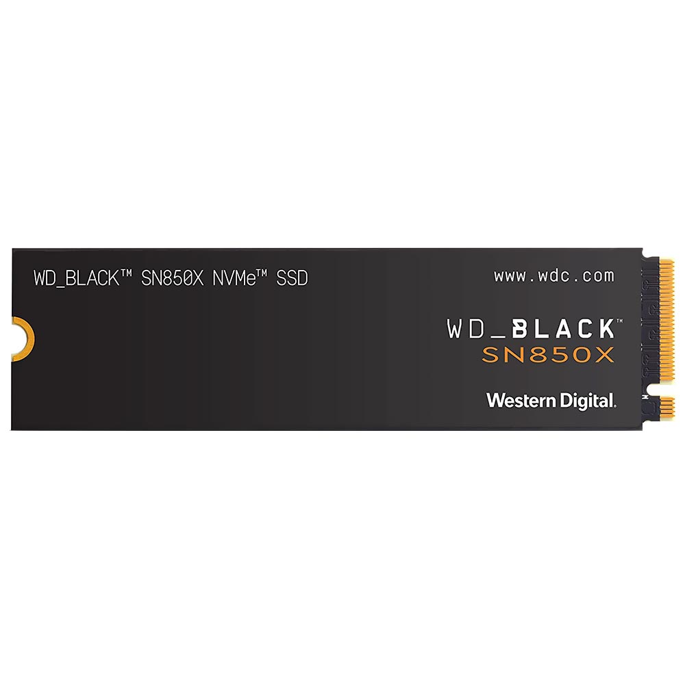 SSD Western Digital M.2 1TB SN850X Black NVMe - WDS100T2X0E-00BCA0