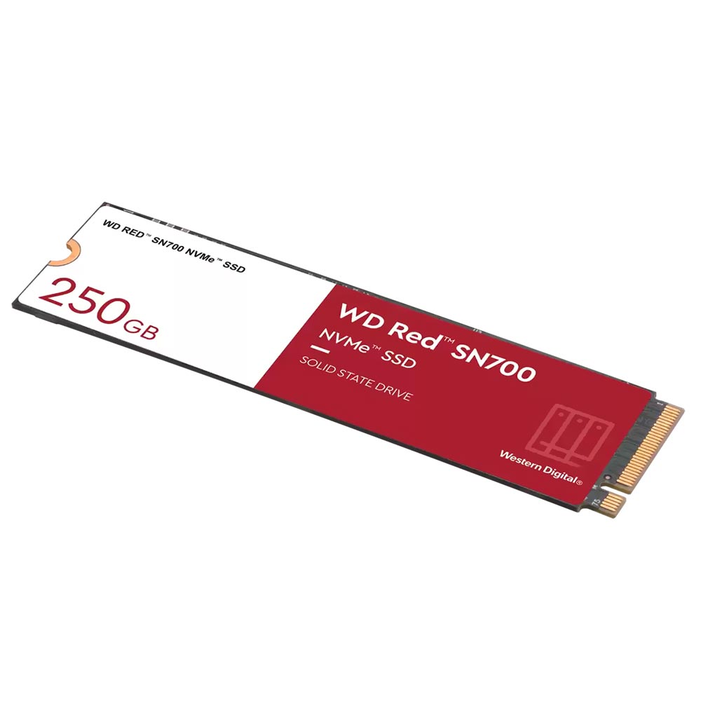 SSD Western Digital M.2 250GB SN700 Red NVMe - WDS250G1R0C-68BDK0