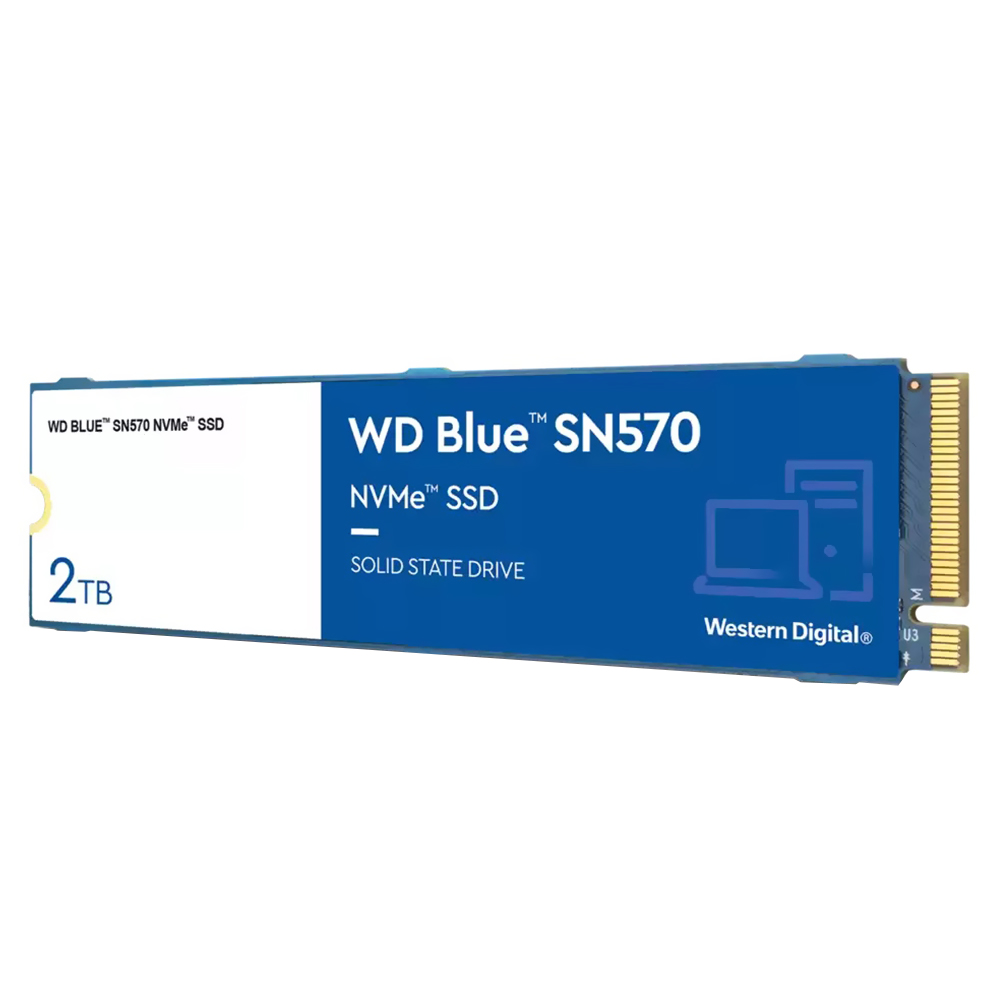 SSD Western Digital M.2 2TB SN570 Blue NVMe - WDS200T3B0C