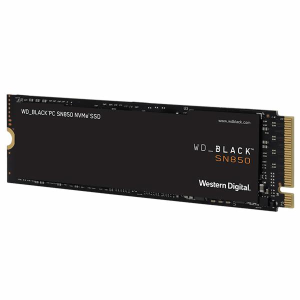 SSD Western Digital M.2 500GB SN850 Black NVMe - WDS500G1X0E-00AFY0