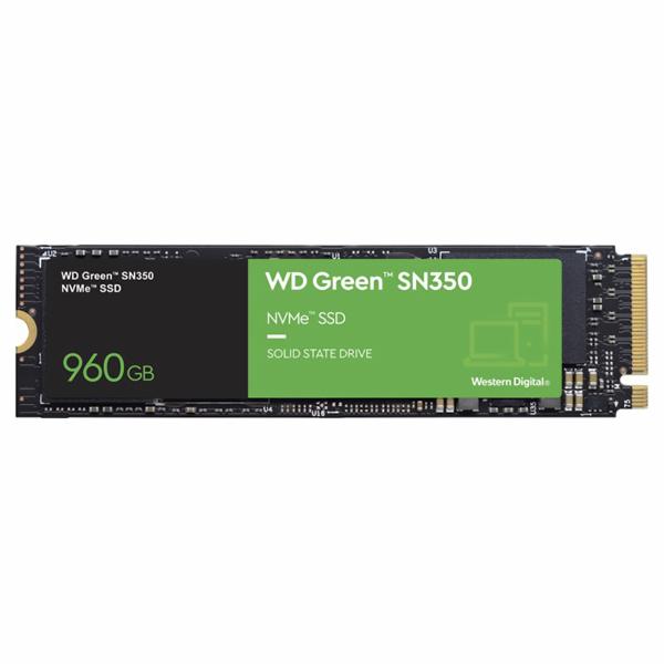 SSD Western Digital M.2 960GB SN350 Green NVMe - WDS960G2G0C