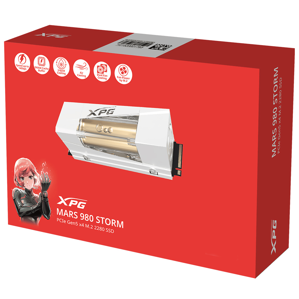 SSD ADATA M.2 1TB XPG Mars 980 Storm NVMe - SMAR-980S-1TCI