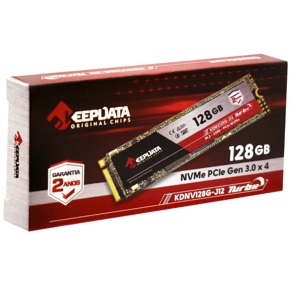 SSD Keepdata M.2 128GB NVMe - KDNV128G-J12