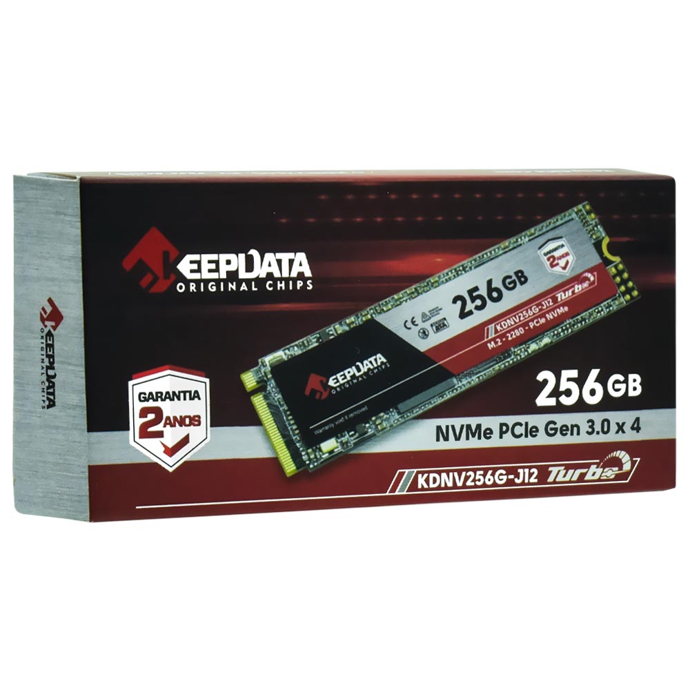 SSD Keepdata M.2 256GB NVMe - KDNV256G-J12