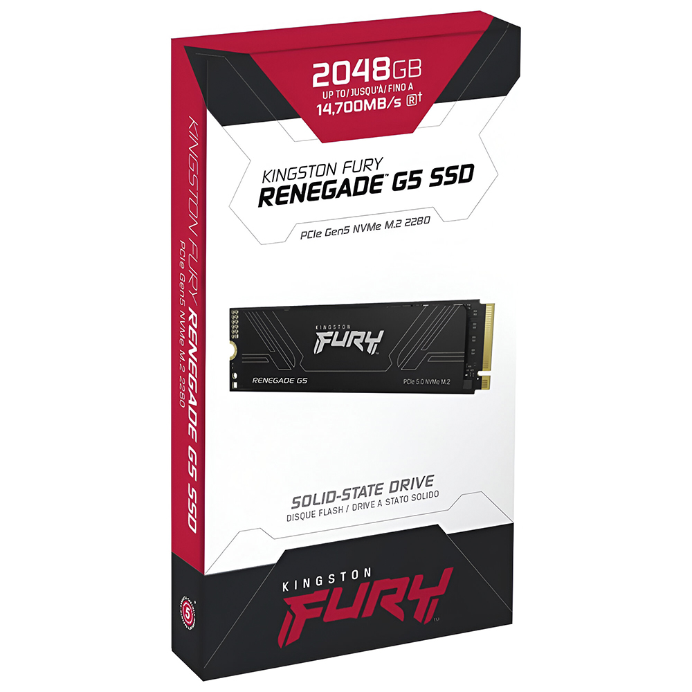 SSD Kingston M.2 1TB Fury Renegade G5 NVMe - SFYR2S/1T0