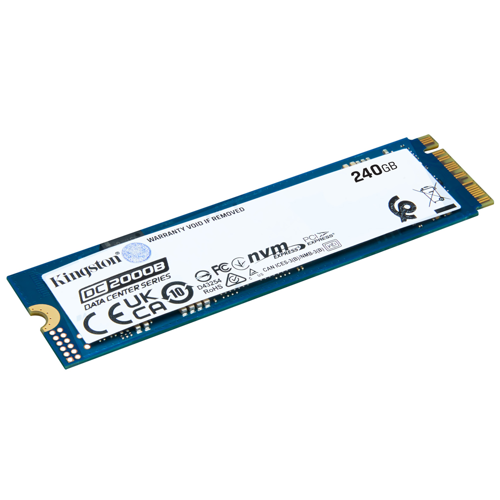 SSD Kingston M.2 240GB DC 2000B NVMe - SEDC2000BM8/240G