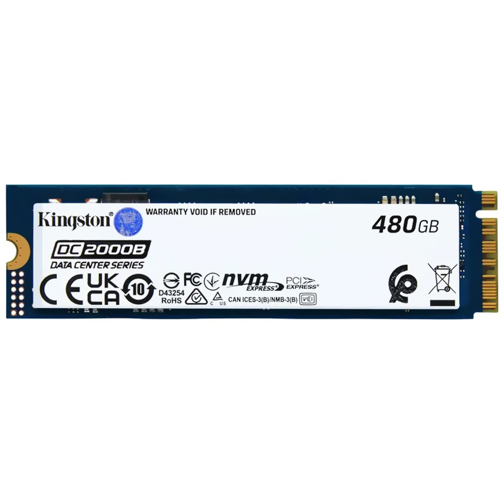 SSD Kingston M.2 480GB DC 2000B NVMe - SEDC2000BM8/480G