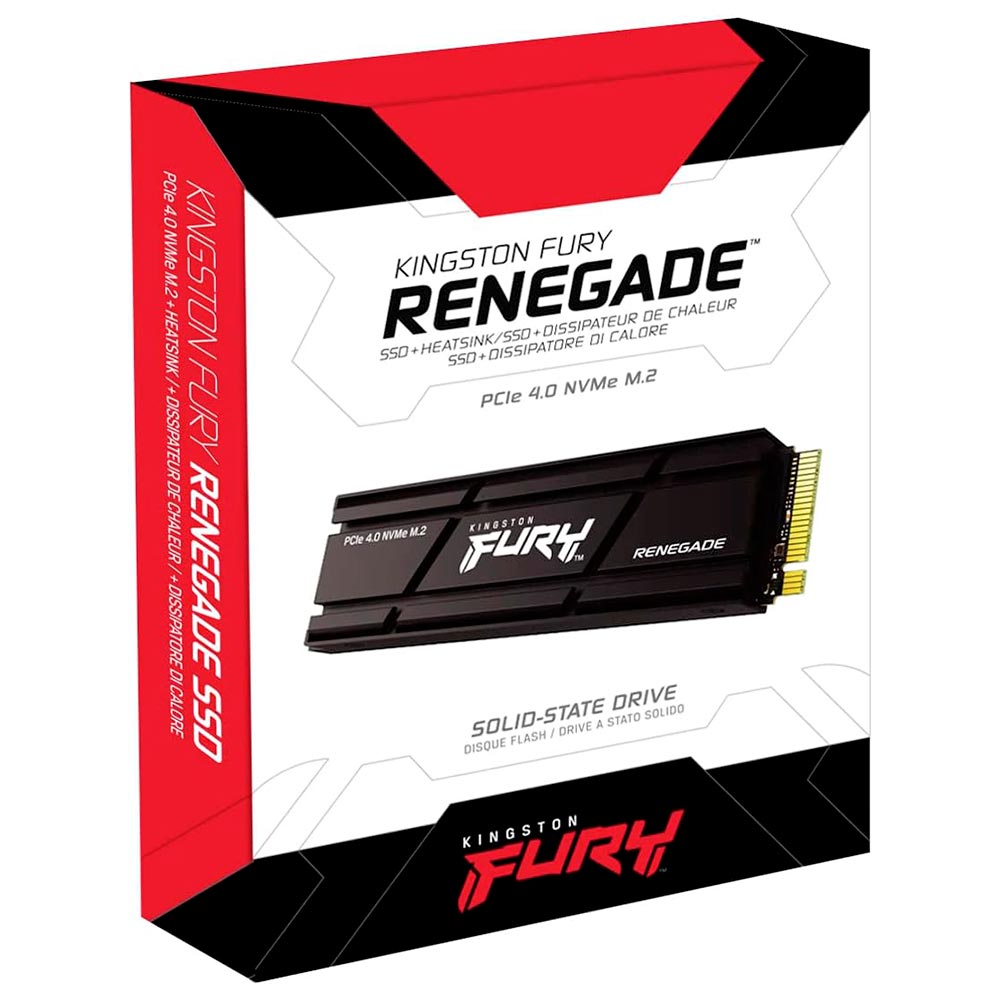 SSD Kingston M.2 4TB Fury Renegade NVMe - SFYRDK/4000G