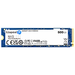 SSD Kingston M.2 500GB NV3 NVMe - SNV3S/500G