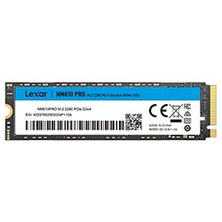 SSD Lexar M.2 1TB NM610 Pro NVMe - LNM610P001T-RNNNG