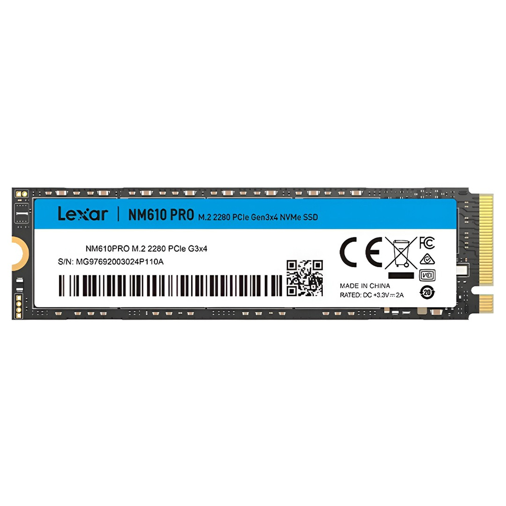 SSD Lexar M.2 1TB NM610 Pro NVMe - LNM610P001T-RNNNG