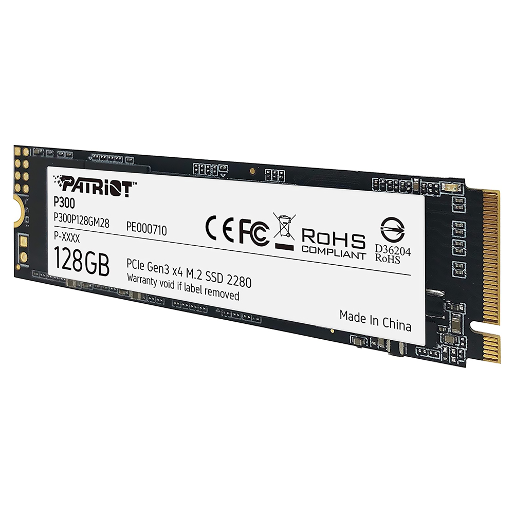 SSD Patriot M.2 128GB P300 NVMe - P300P128GM28