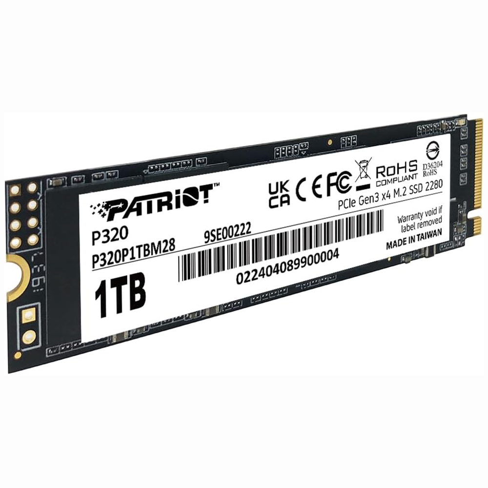 SSD Patriot M.2 1TB P320 NVMe - P320P1TBM28