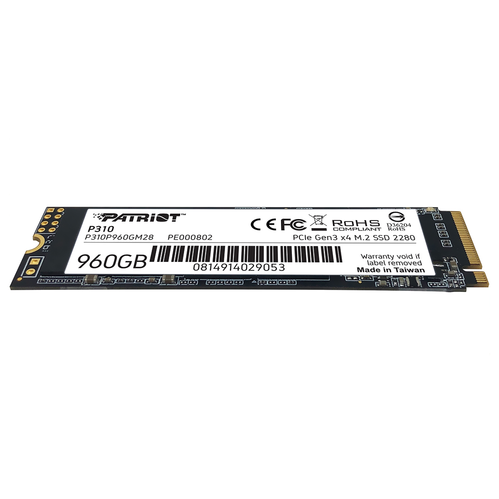 SSD Patriot M.2 960GB P310 NVMe - P310P960GM28