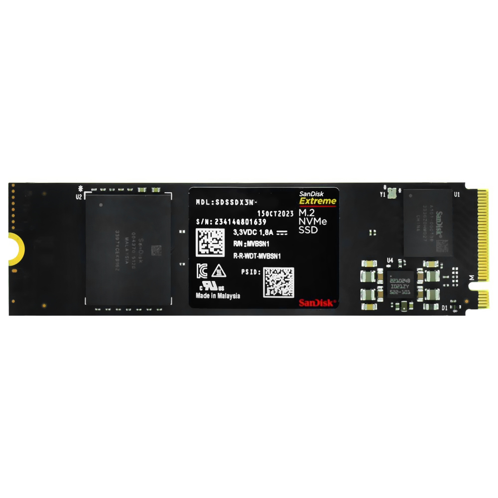 SSD SanDisk M.2 1TB Extreme NVMe - SDSSDX3N-1T00-G26