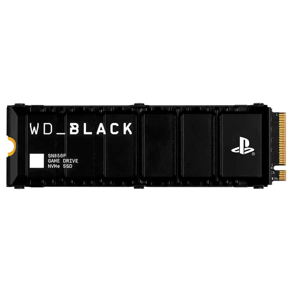 SSD Western Digital M.2 1TB Black SN850P PS5 NVMe - WDBBYV0010BNC-WRSN