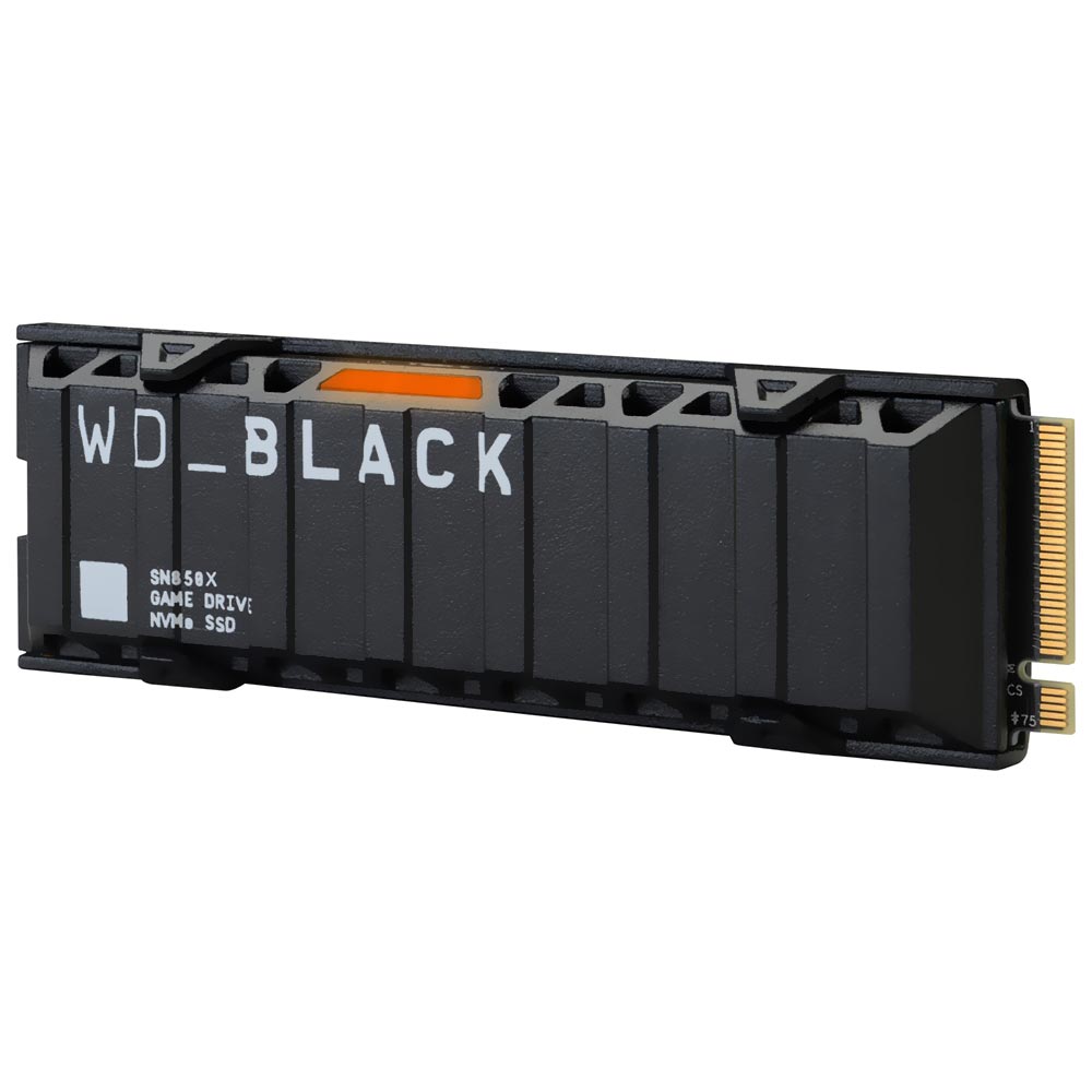 SSD Western Digital M.2 1TB SN850X  Black NVMe - WDS100T2XHE-00BCA0 (Com Dissipador)