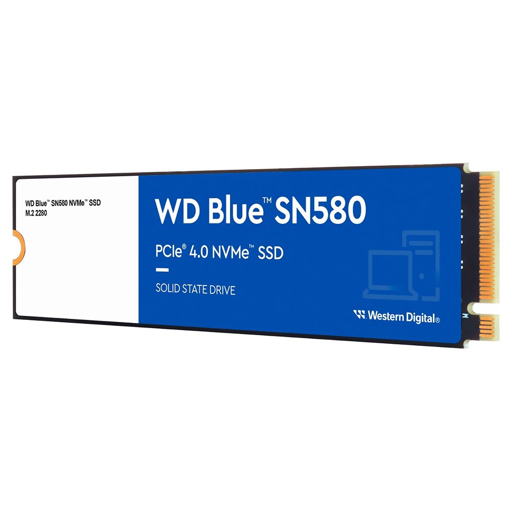 SSD Western Digital M.2 250GB Blue SN580 NVMe - WDS250G3B0E