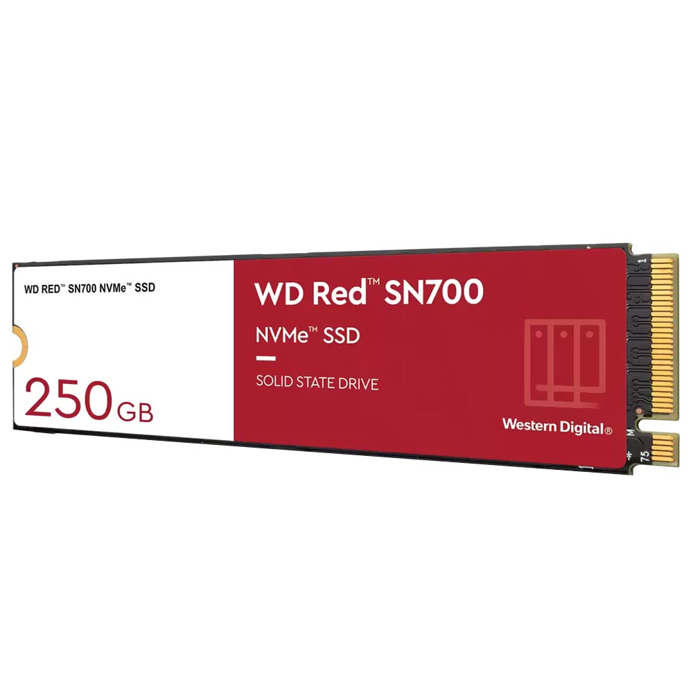 SSD Western Digital M.2 250GB SN700 Red NVMe - WDS250G1R0C-68BDK0
