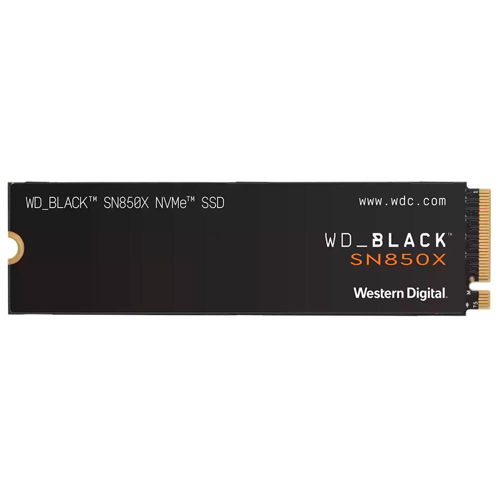 SSD Western Digital M.2 4TB SN850X Black NVMe - WDS400T2X0E-00BCA0