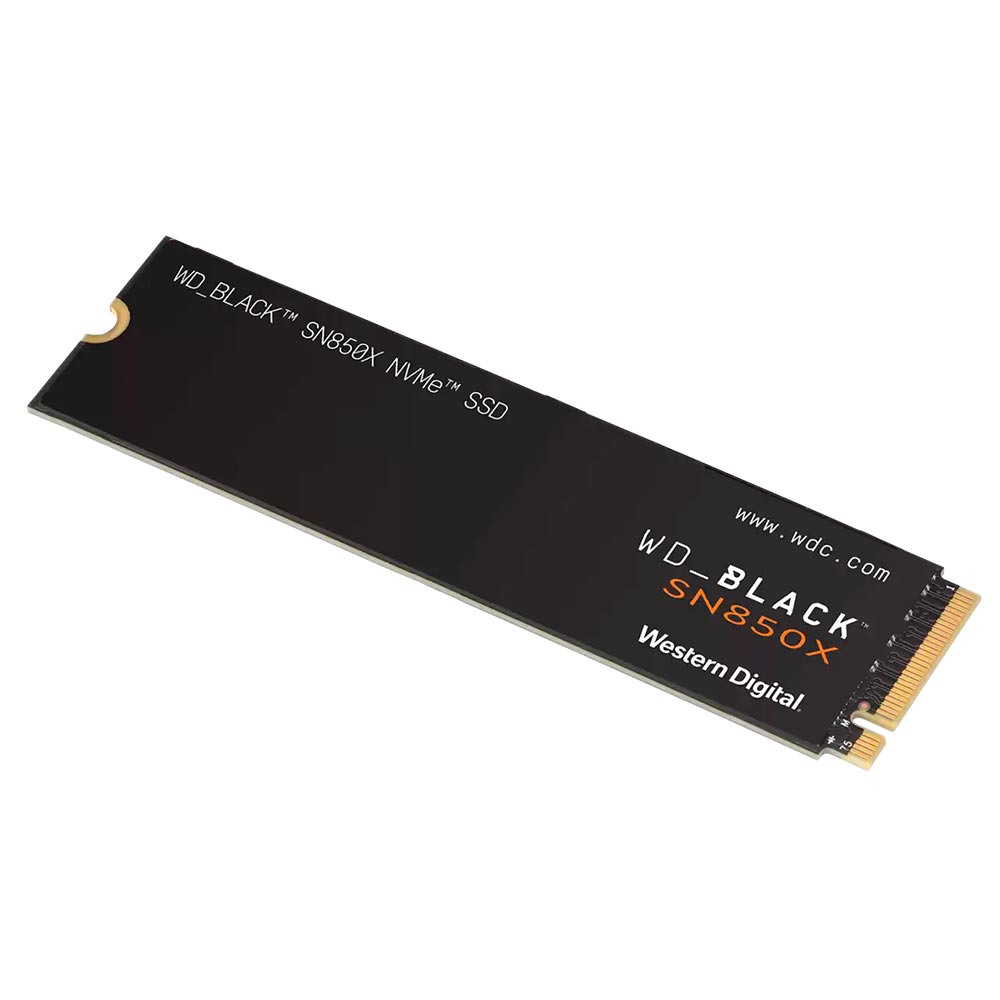 SSD Western Digital M.2 4TB SN850X Black NVMe - WDS400T2X0E-00BCA0