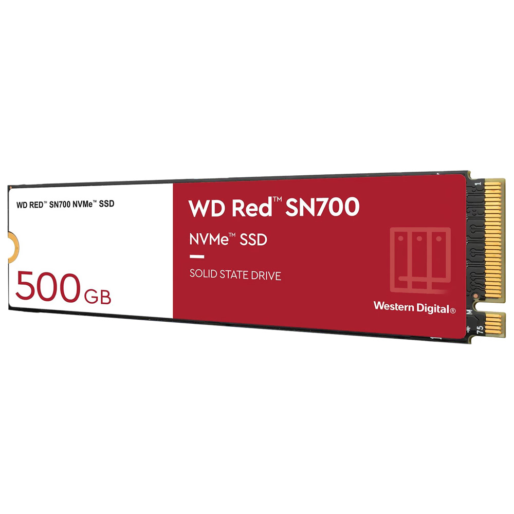 SSD Western Digital M.2 500GB SN700 Red NVMe - WDS500G1R0C