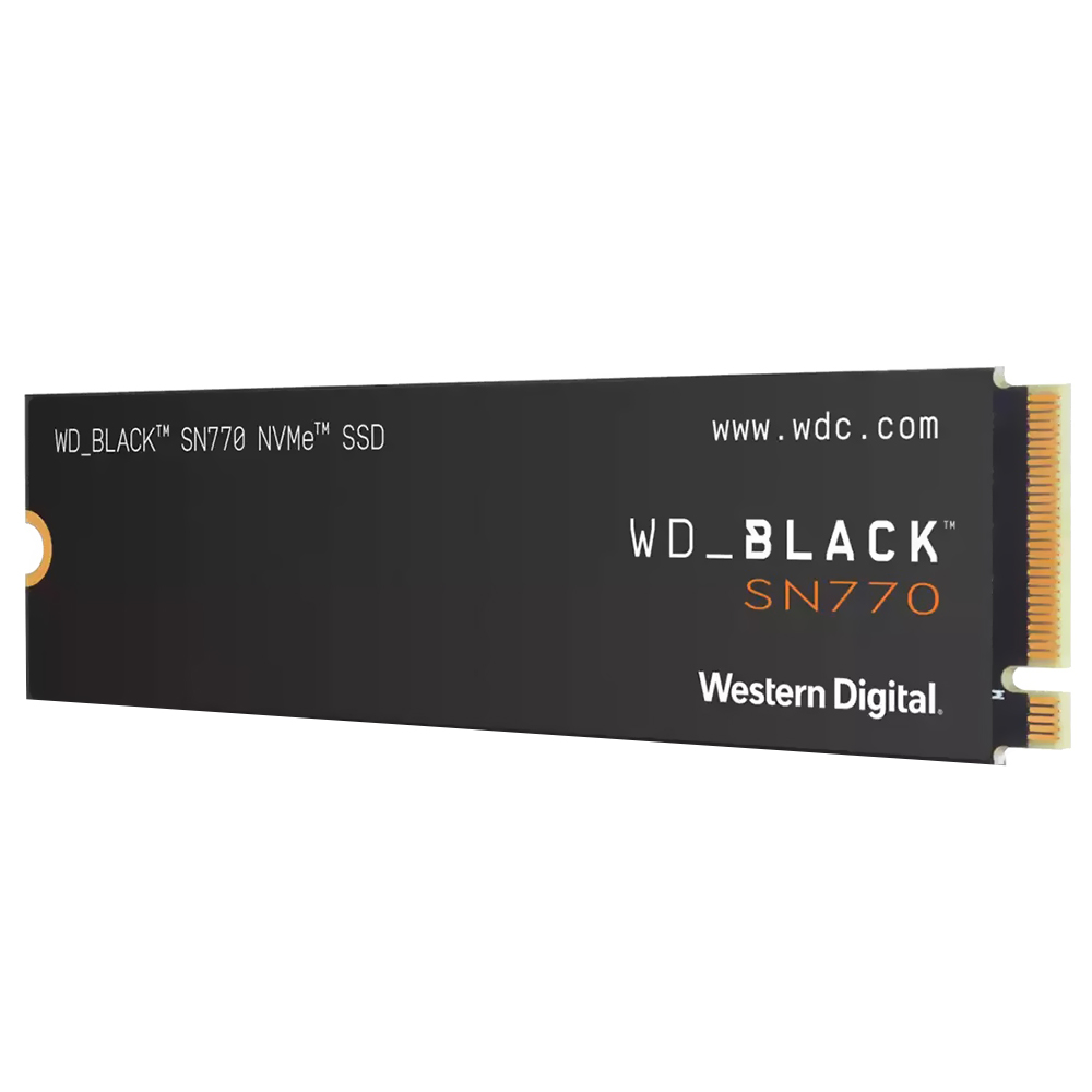 SSD Western Digital M.2 500GB SN770 Black NVMe - WDS500G3X0E-00B3N0