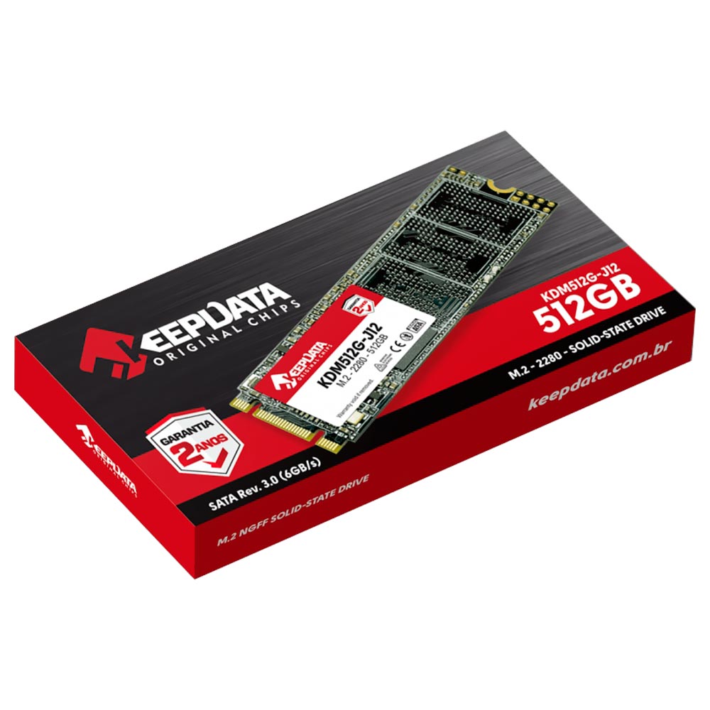 SSD Keepdata M.2 512GB SATA 3 - KDM512G-J12