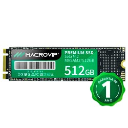 SSD Macrovip M.2 512GB SATA 3 - MVSAM2/512GB