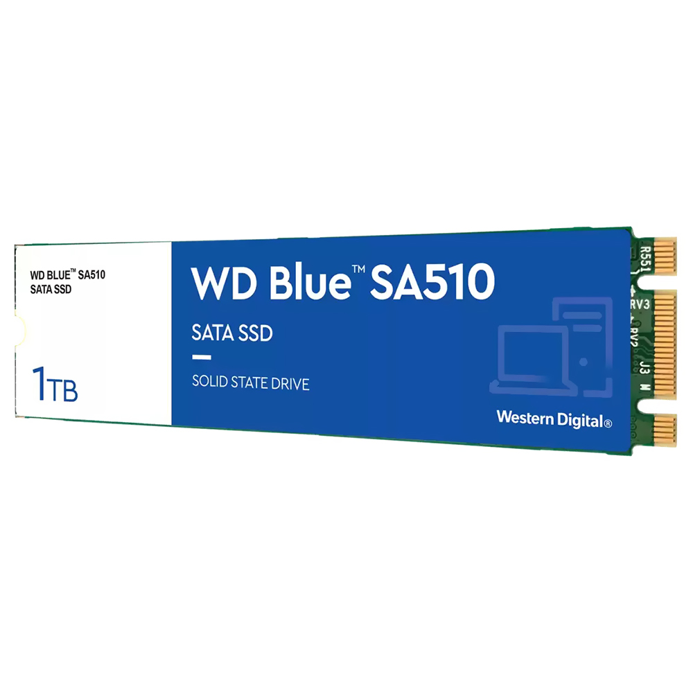 SSD Western Digital M.2 1TB SA510 Blue SATA 3 - WDS100T3B0B