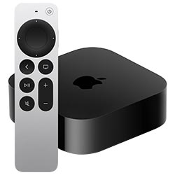 Apple TV MN873LZ/A 64GB 3 Geração / UHD / 4K - Preto