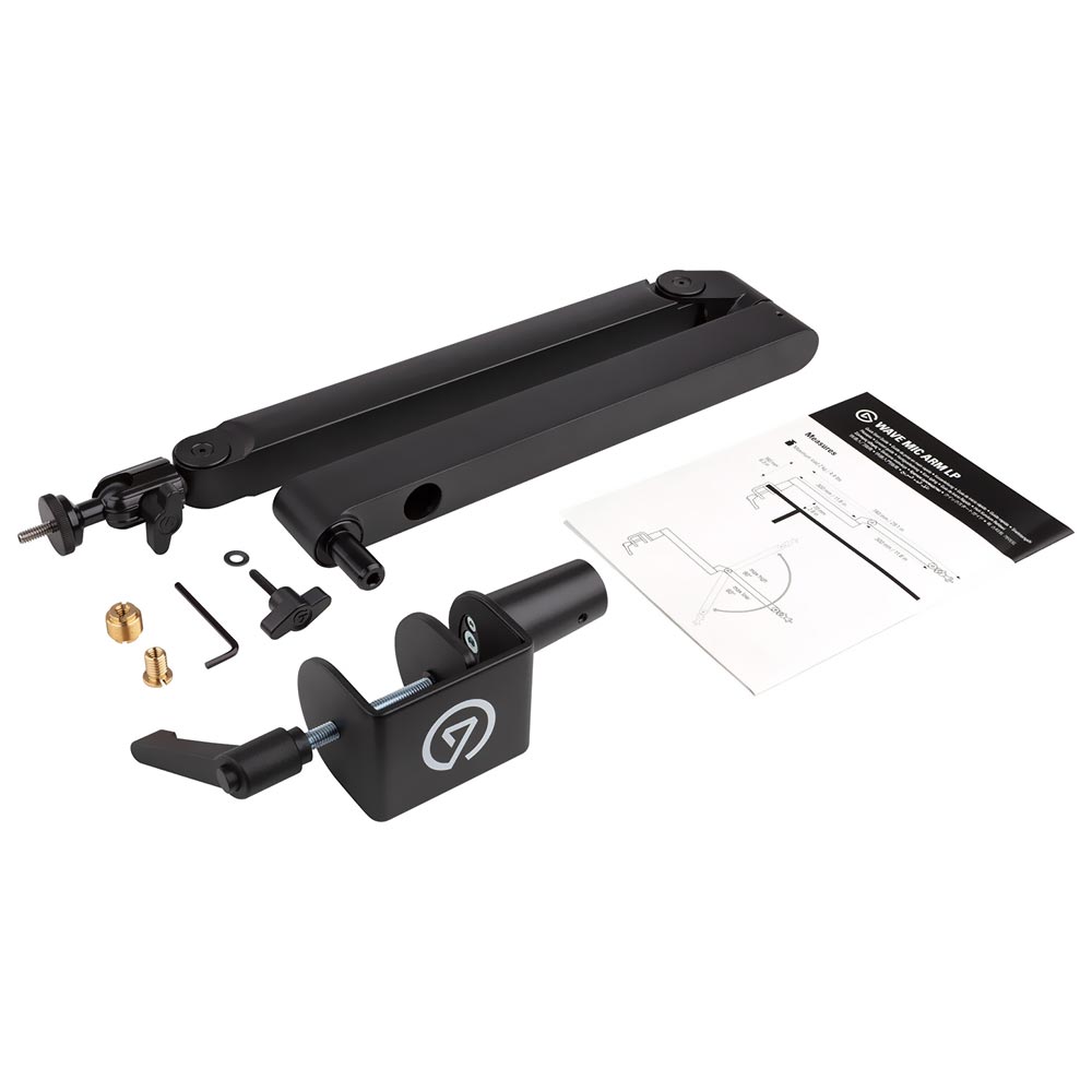 Suporte de Microfone Elgato Wave Mic ARM LP 10AAN9901 - Preto