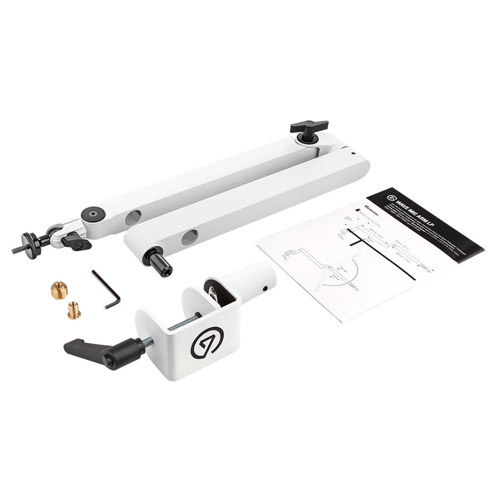 Suporte de Microfone Elgato Wave Mic ARM LP 10AAN9911 - Branco