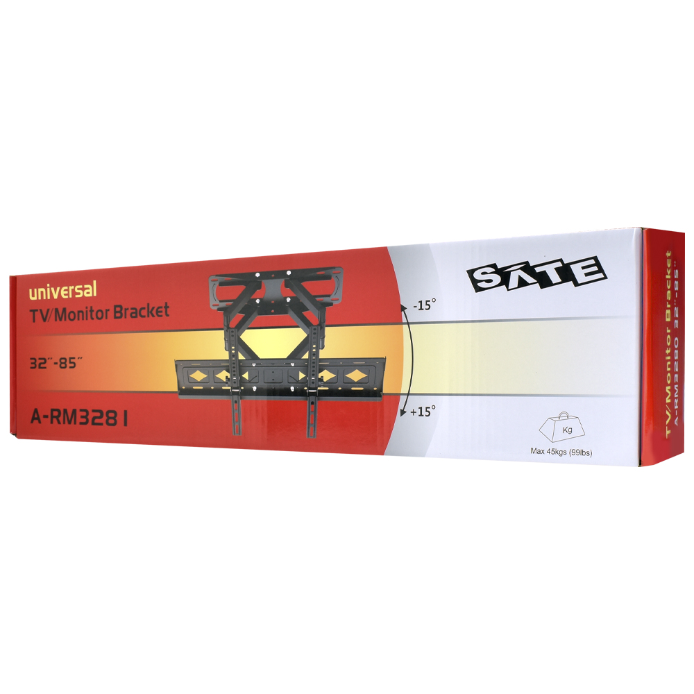 Suporte de TV Satellite A-RM3281 32" A 85" / 45K / Articulado - Preto