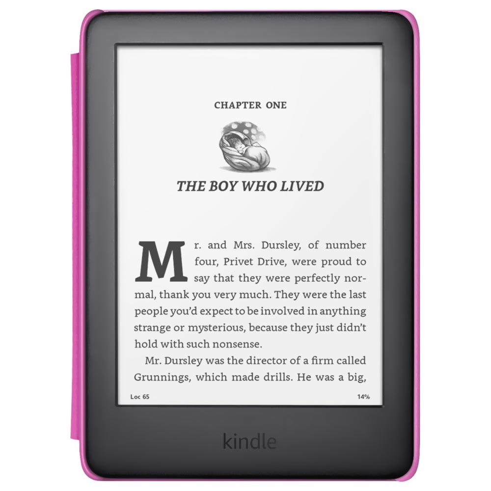E-Book Amazon Kindle Kids Edition Wi-Fi / 8GB / Tela 6" / 10 Geração / 167PPI - Pink Cover