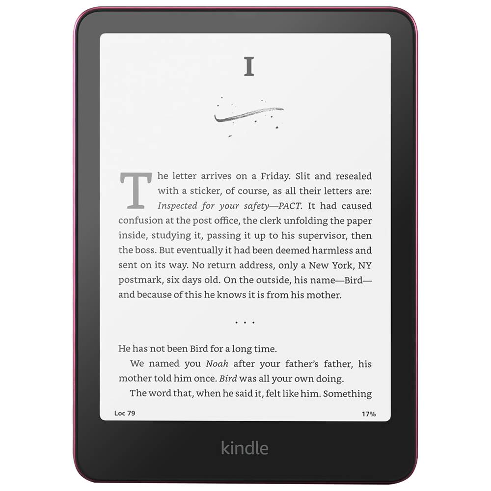 E-Book Amazon Kindle Paperwhite Signature Edition Wi-Fi / 32GB / Tela 7" / 12 Geração / 300PPI - Metallic Raspberry