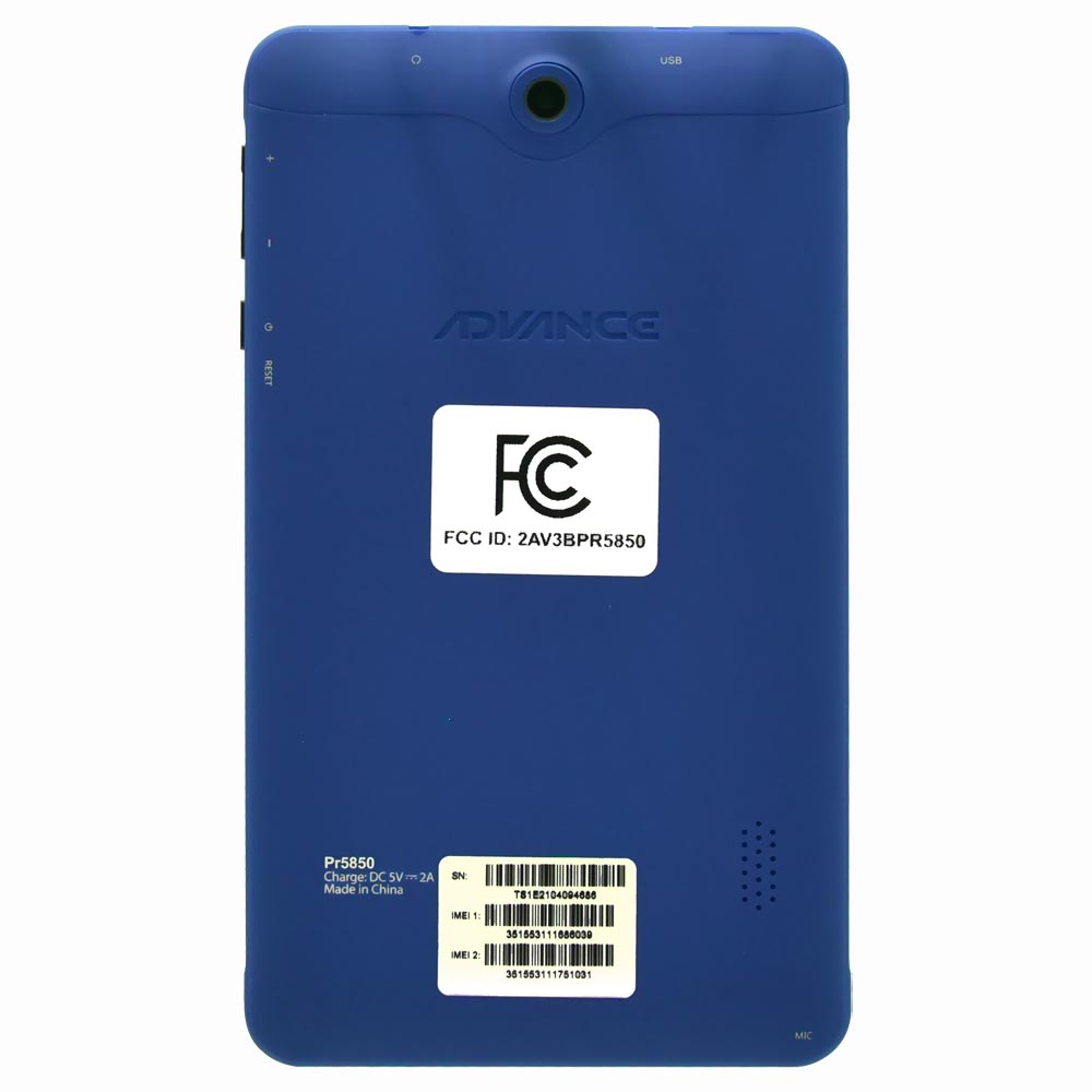 Tablet Advance Prime PR5850 1GB de RAM / 16GB / Tela 7" - Azul