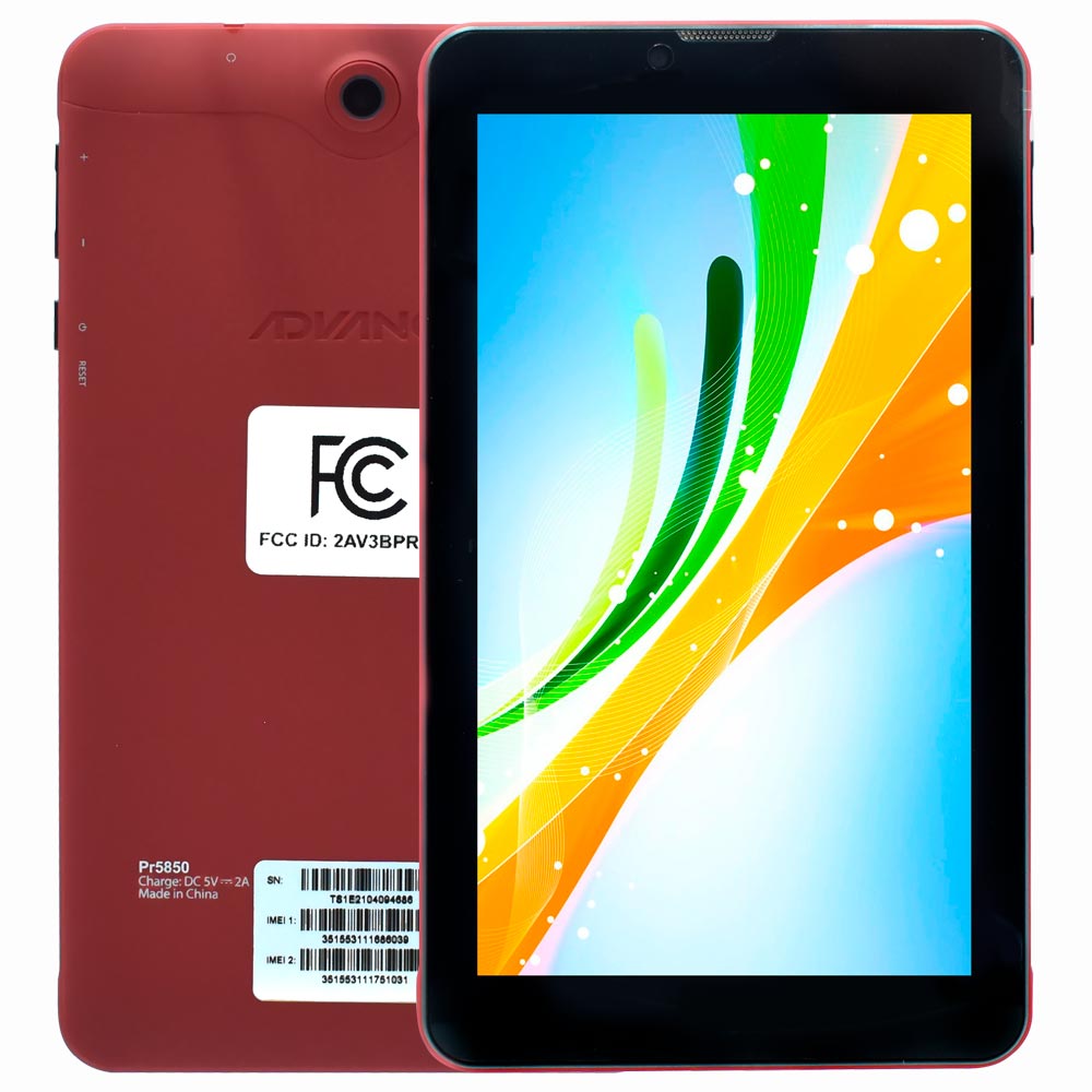 Tablet Advance Prime PR5850 1GB de RAM / 16GB / Tela 7" - Vermelho