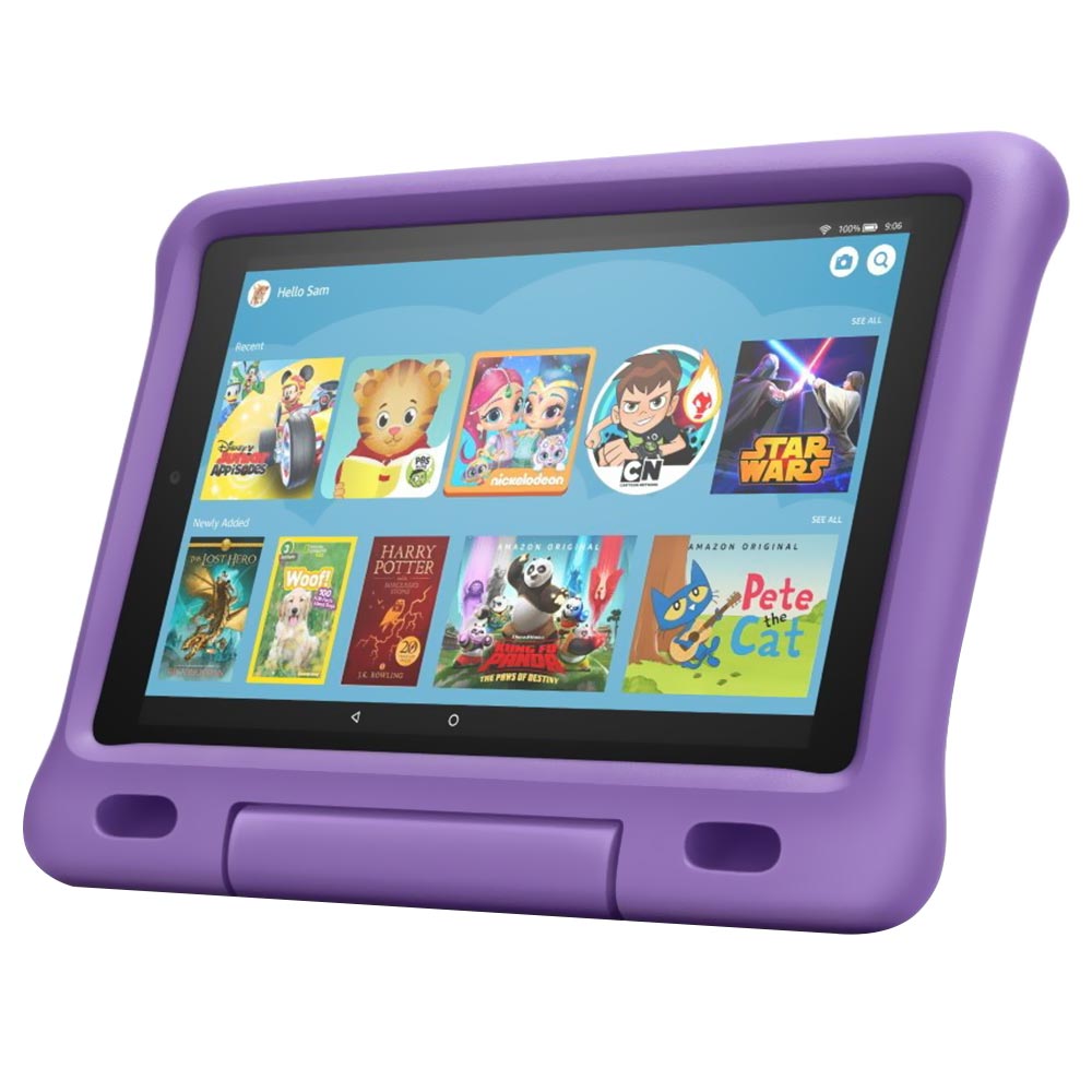 Tablet Amazon Fire HD10 Kids Edition 2GB de RAM / 32GB / Tela 10.1" - Roxo